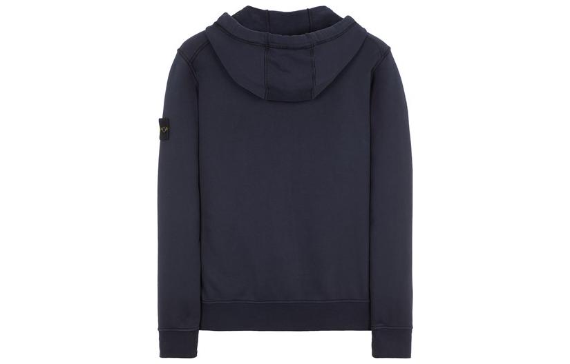 STONE ISLAND FW23  Blue Solid Color Zip-Up Hoodie Jacket 791564251-A0020 圖 3