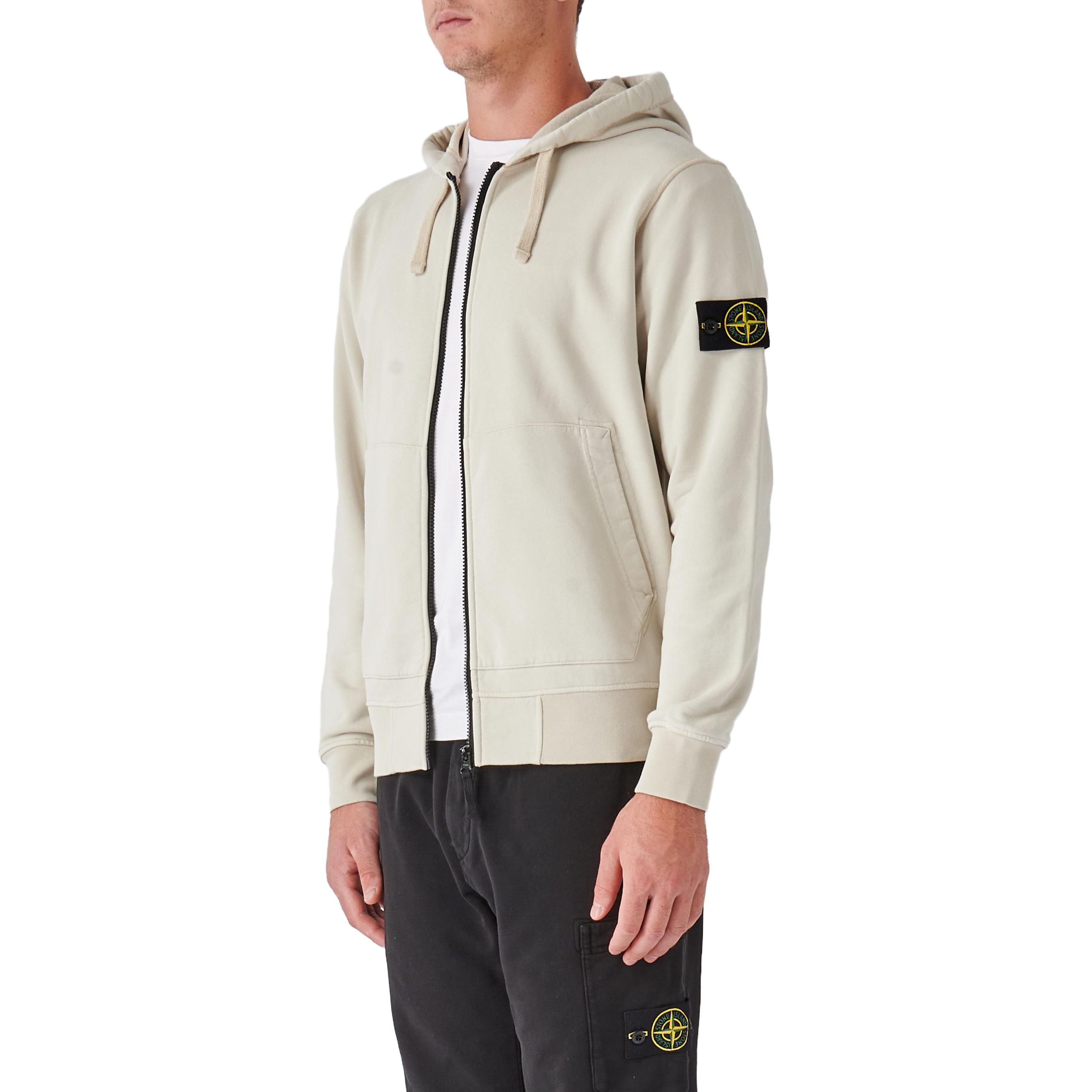STONE ISLAND FW23  Slim Fit Minimalist Sweatshirt Plaster Color. 791564251-V0097 圖 4