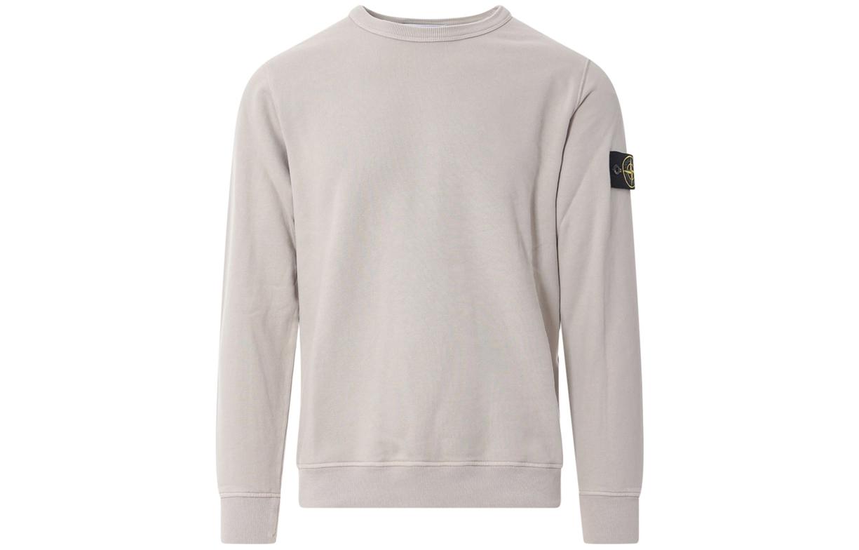 Stone Island FW23 Basic Logo Crewneck Sweatshirt Men Solid Color 791562420-V0097
