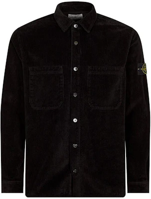 Stone Island FW23 黑色男士徽標貼長袖襯衫 791511311-V0029 Buy Stone Island FW23 黑色男士徽標貼長袖襯衫 791511311-V0029