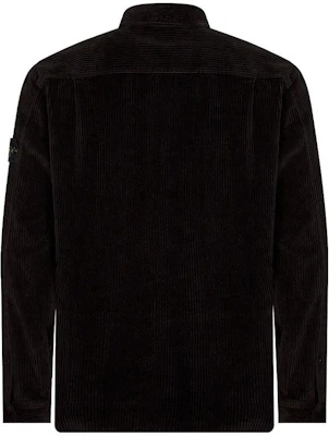 Stone Island FW23 黑色男士徽標貼長袖襯衫 791511311-V0029 Lookbook Stone Island FW23 黑色男士徽標貼長袖襯衫 791511311-V0029