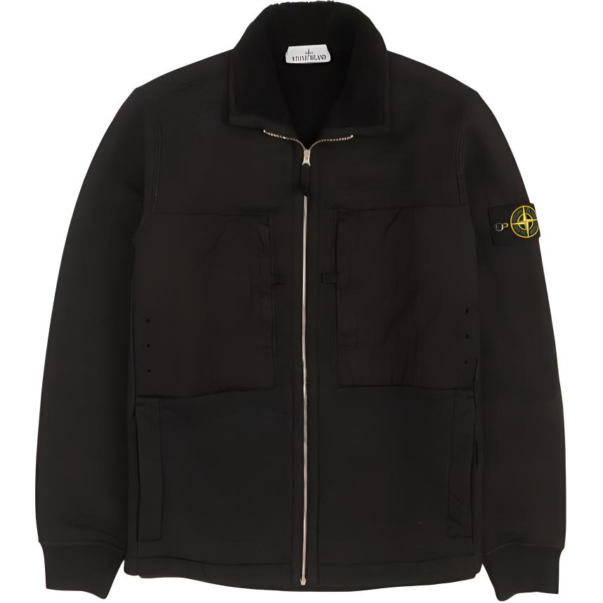 Order STONE ISLAND FW23 黑色加绒立领夹克男士外套 791567256-V0029