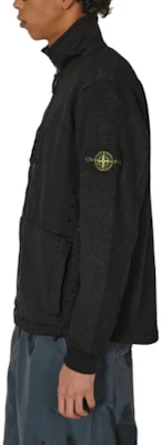 STONE ISLAND FW23 黑色加绒立领夹克男士外套 791567256-V0029 Purchase STONE ISLAND FW23 黑色加绒立领夹克男士外套 791567256-V0029