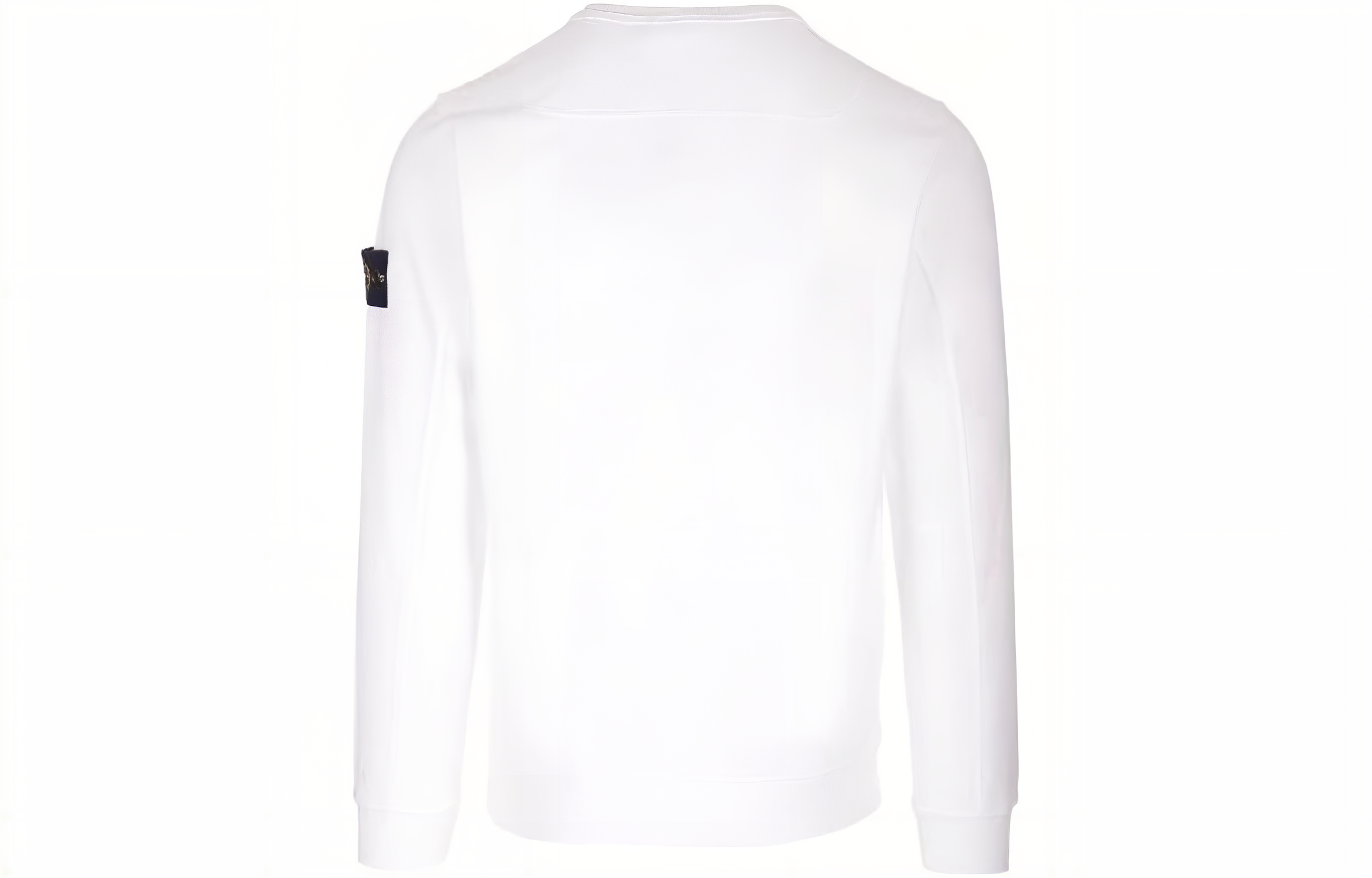 Lookbook Stone Island FW23 圓領標誌長袖衛衣 白色 791562420-V0001