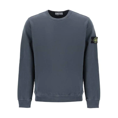 STONE ISLAND FW23 Crewneck Logo Sweatshirt Men’s Grey 791562420-V0062