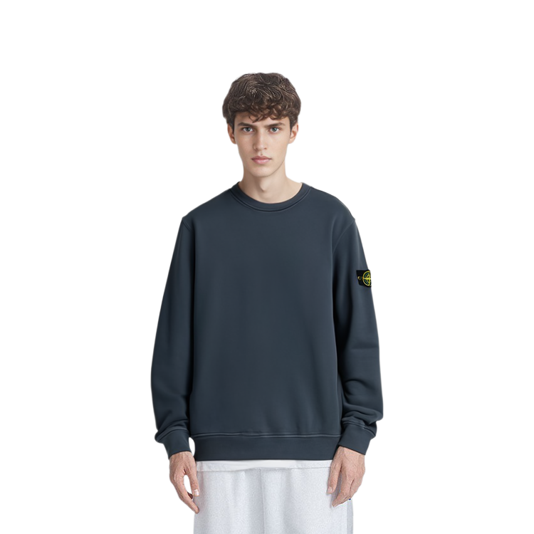 STONE ISLAND FW23 Crewneck Logo Sweatshirt Men’s Grey 791562420-V0062 圖 3