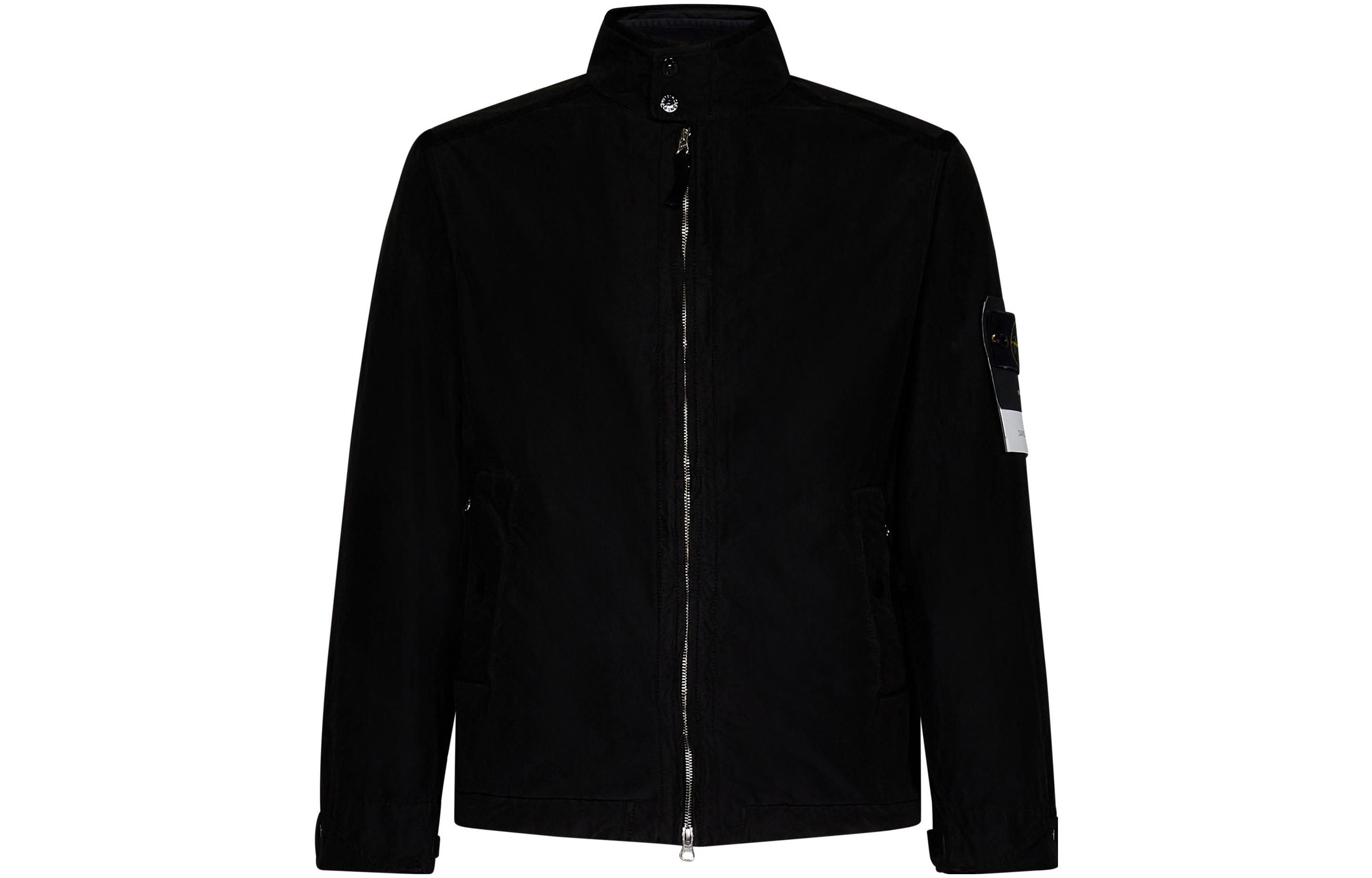 Stone Island FW23 David Light-Tc Black Convertible Layered Jacket Men 791541531-V0029