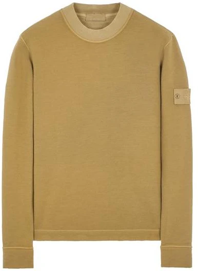 stone-island-fw-23-ghost-pieces-unisex-plain-crewneck-knit-sweatshirt-khaki-7915633-f3-v0098