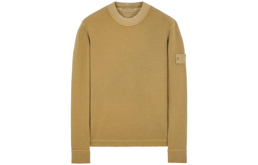 Order STONE ISLAND FW23 Ghost Pieces Unisex Crewneck Sweater Khaki. 7915633F3-V0098