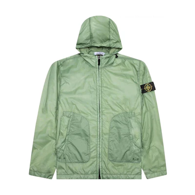 Stone Island FW23 Green Hooded Solid Color Jacket 781542025-V0055