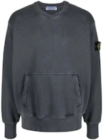 STONE ISLAND FW23 Grey Crewneck Sweatshirt Solid Color Logo Design 791567555-V0162 STONE ISLAND FW23 Grey Crewneck Sweatshirt Solid Color Logo Design 791567555-V0162