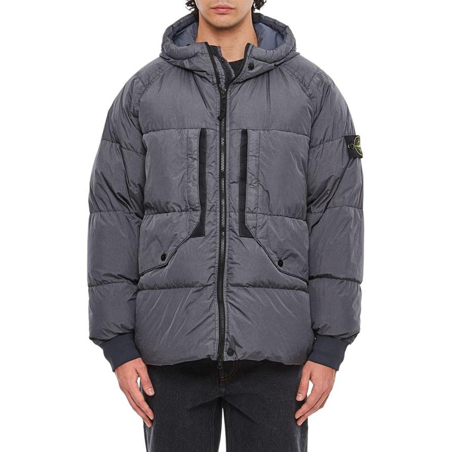 STONE ISLAND FW23 Grey Puffer Hooded Jacket Unisex 791540723-V0062 圖 4