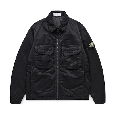 Stone Island FW23 High-Density Nylon Long Sleeve Jacket - Unisex Spring/Fall Outerwear 7915Q0721-V0029