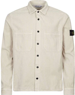 Stone Island FW23 Long Sleeve Shirt Button-Up with Logo Patch - Plaster Grey () 791511311-V0097 Buy Stone Island FW23 Long Sleeve Shirt Button-Up with Logo Patch - Plaster Grey () 791511311-V0097