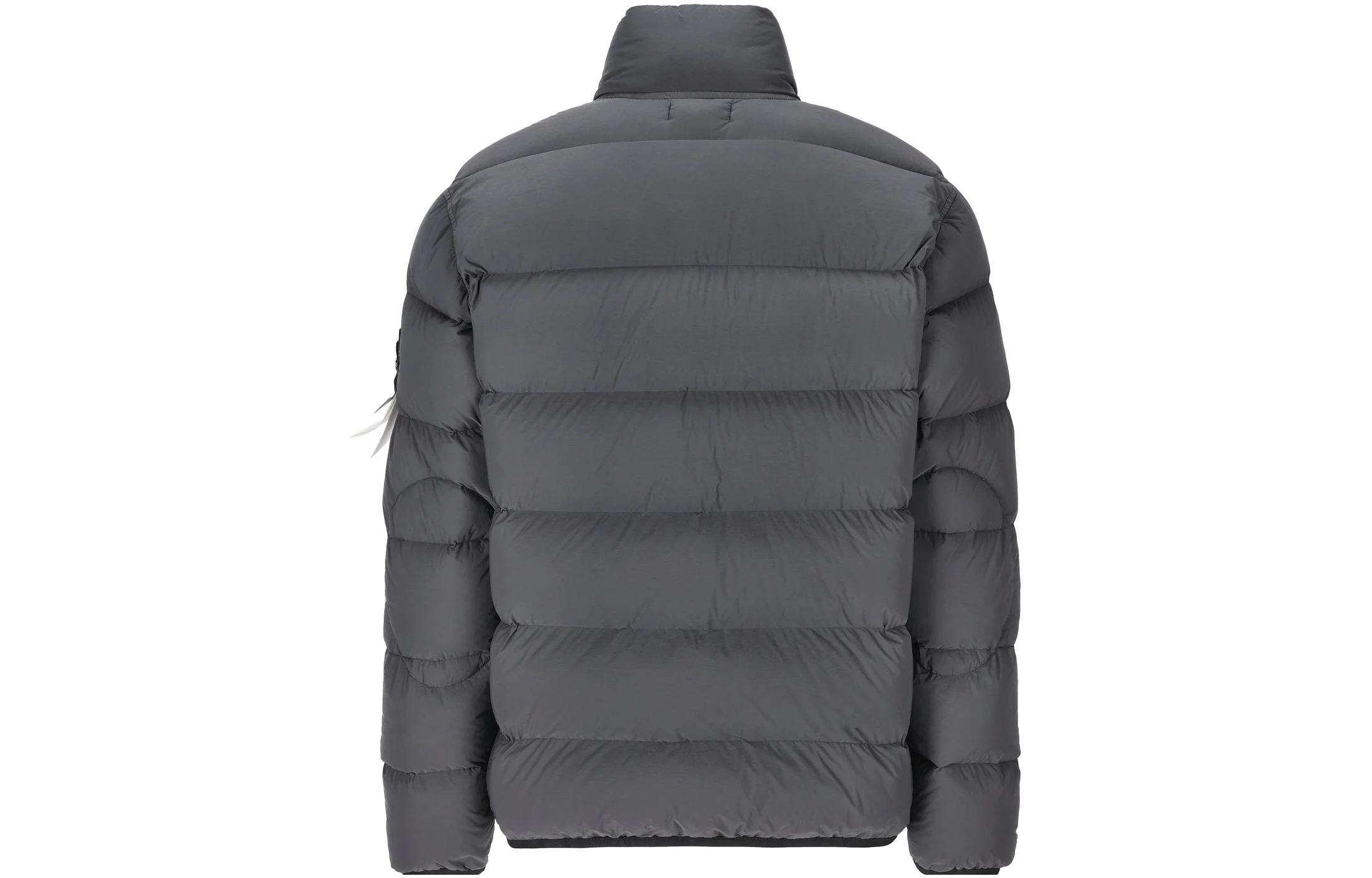 Stone Island FW23 Metallic Nylon Quilted Puffer Jacket Unisex - Grey 791544028-V0062 圖 3