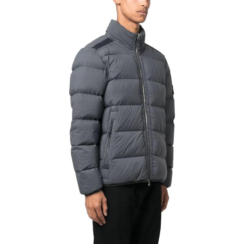 Stone Island FW23 Metallic Nylon Quilted Puffer Jacket Unisex - Grey 791544028-V0062 圖 6