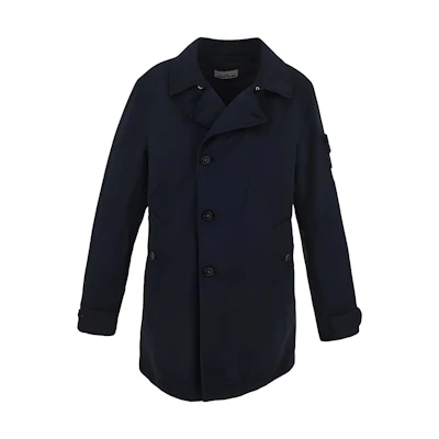 Stone Island FW23 Navy Blue Single-Breasted Collar Jacket Long Sleeve 791542149-V0020