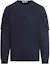 Buy Stone Island FW23 Navy Cotton Crewneck Sweatshirt Lengan Kantong Casual Wear 791560577-V0020