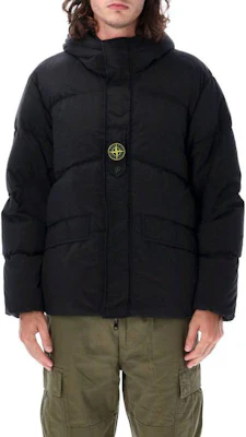 ストーンアイランド FW23 ナイロンメタル両面パファージャケット ブラック ユニセックス 791542719-V0029 Shop ストーンアイランド FW23 ナイロンメタル両面パファージャケット ブラック ユニセックス 791542719-V0029