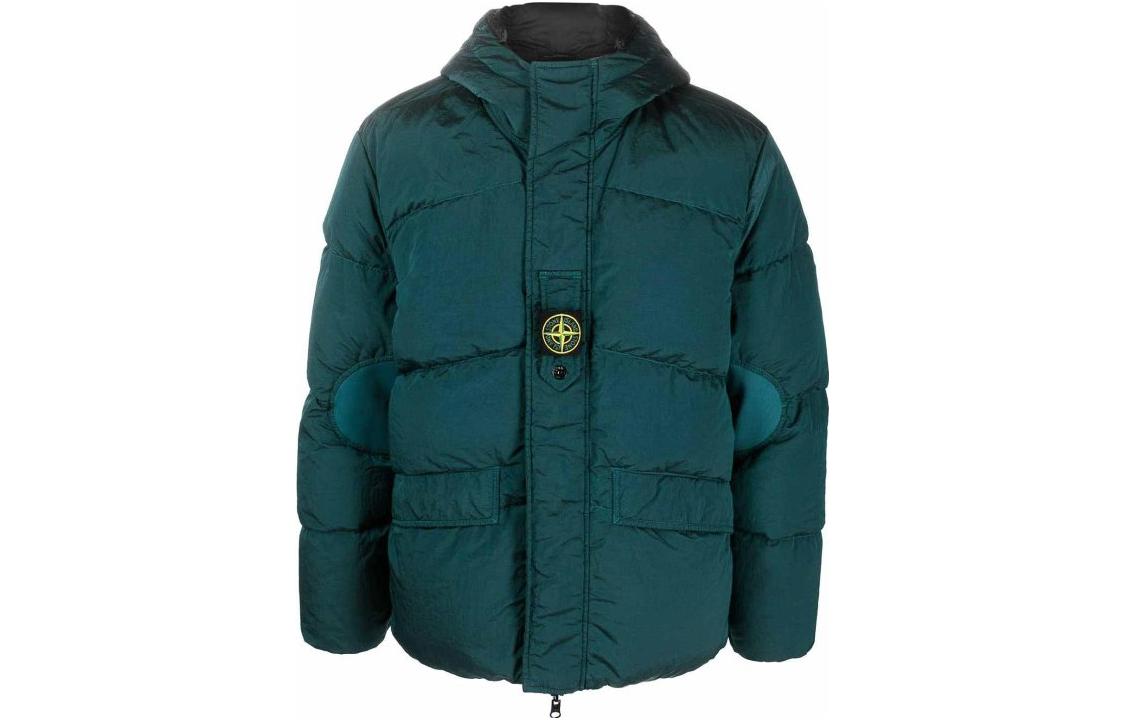 Stone Island FW23 Nylon Metal Hooded Zip Puffer Jacket Unisex Blue 791542719V0057