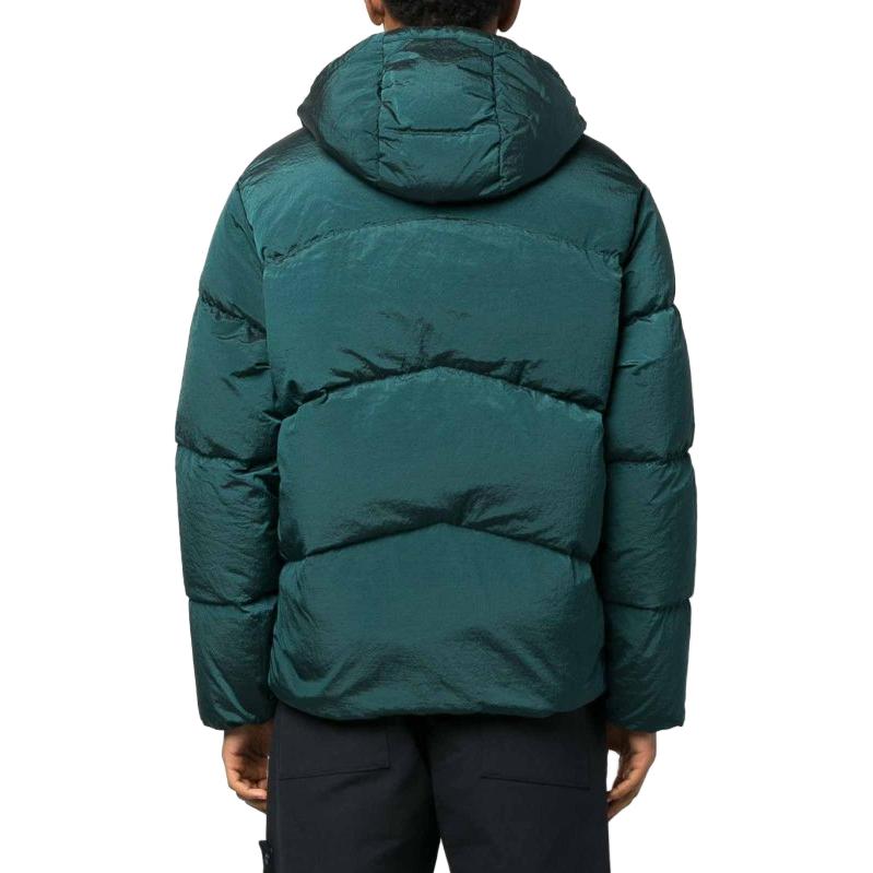Stone Island FW23 Nylon Metal Hooded Zip Puffer Jacket Unisex Blue 791542719V0057 圖 4