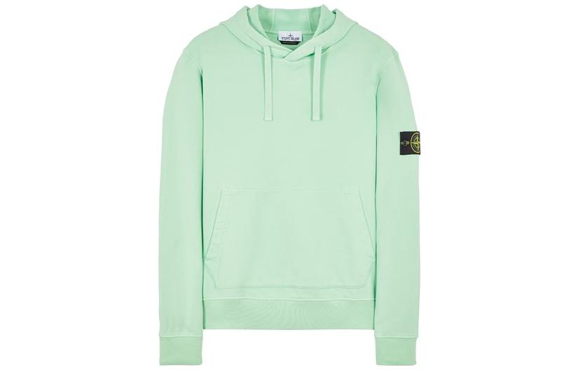 Stone Island FW23 Plain Logo Patch Hoodie Men’s Teal Green 791564151-V0052