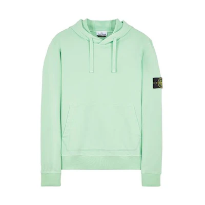 Stone Island FW23 Plain Logo Patch Hoodie Men’s Teal Green 791564151-V0052