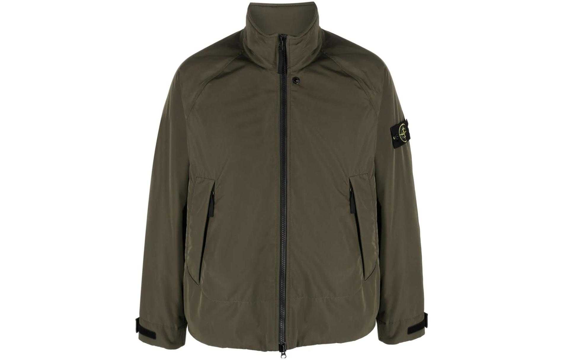 STONE ISLAND FW23 Primaloft Green Zip-Up Cotton Jacket for Men 791541926-V0058 圖 2