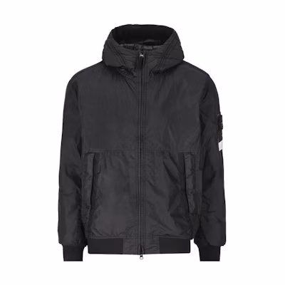 STONE ISLAND FW23 Primaloft Hooded Puffer Jacket Black 791540823-V0029