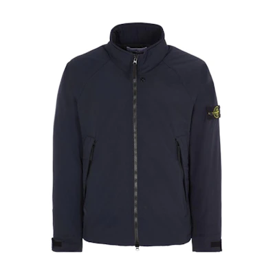 Stone Island FW23 Primaloft Solid Color Zip Jacket Blue Outerwear 791541926-V0020