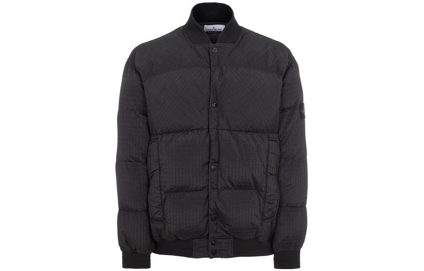 STONE ISLAND FW23 Ripstop Metallic Nylon Puffer Jacket Unisex Black 791543232-V0029 圖 2