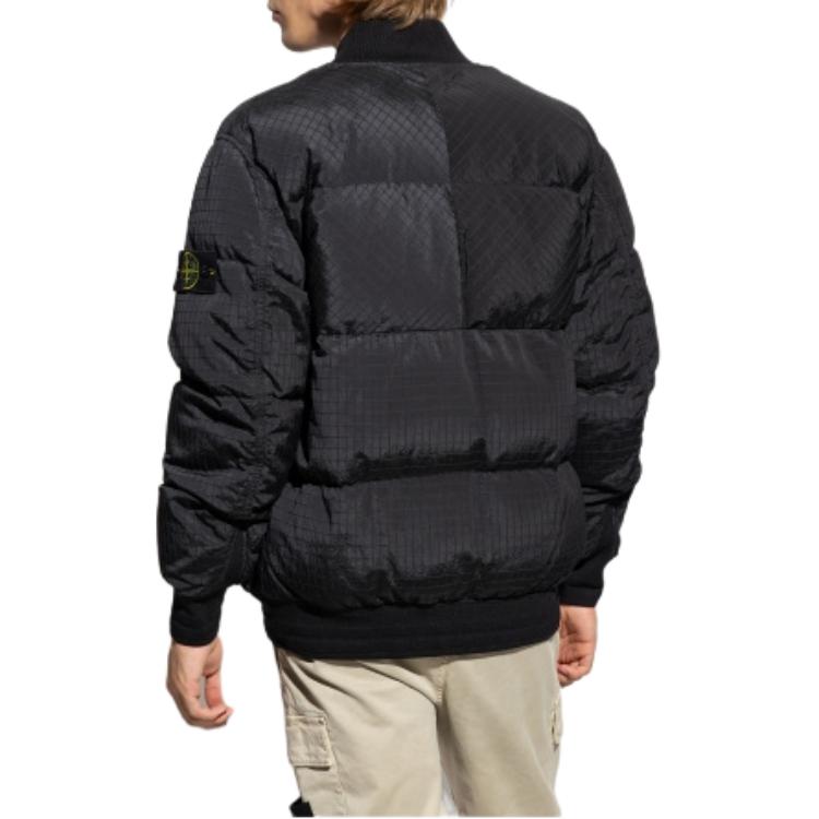 STONE ISLAND FW23 Ripstop Metallic Nylon Puffer Jacket Unisex Black 791543232-V0029 圖 5