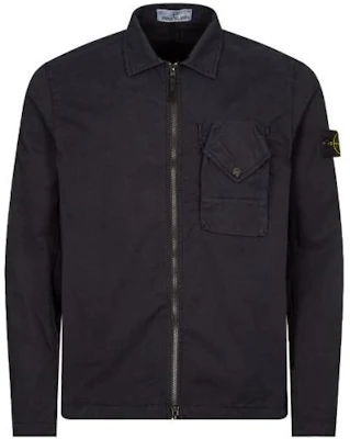 STONE ISLAND FW23 Single Pocket Gabardine Zip Jacket Shirt Navy . 791511010-V0020 Buy STONE ISLAND FW23 Single Pocket Gabardine Zip Jacket Shirt Navy . 791511010-V0020