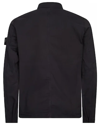 STONE ISLAND FW23 Single Pocket Gabardine Zip Jacket Shirt Navy . 791511010-V0020 Lookbook STONE ISLAND FW23 Single Pocket Gabardine Zip Jacket Shirt Navy . 791511010-V0020