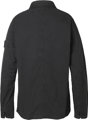 STONE ISLAND FW23 Single Pocket Gabardine Zip Long Sleeve Shirt Black Men. 791511010-V0029 Lookbook STONE ISLAND FW23 Single Pocket Gabardine Zip Long Sleeve Shirt Black Men. 791511010-V0029