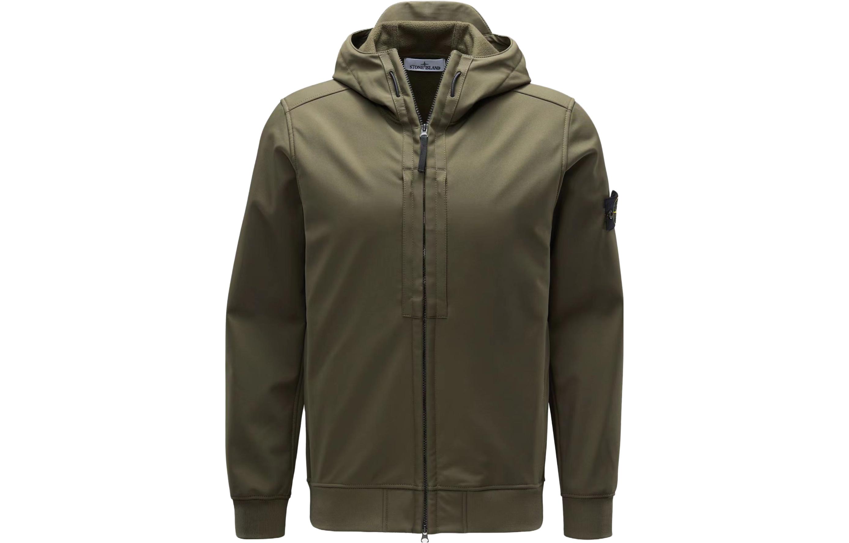 Stone Island FW23 Soft Shell-R edye® Green Waterproof Windbreaker Jacket Men’s 7915Q0122-V0058