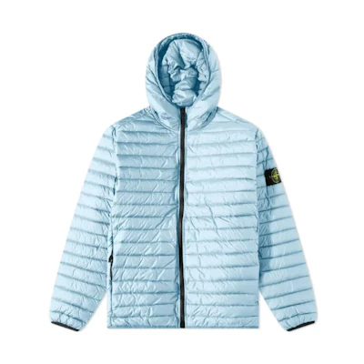 Stone Island FW23 Solid Color Hoodie Jacket Blue - Outerwear 791540324-V0041