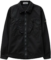 Stone Island FW23 Solid Color Zip-Up Collar Jacket Black 791511112-V0029 Stone Island FW23 Solid Color Zip-Up Collar Jacket Black 791511112-V0029