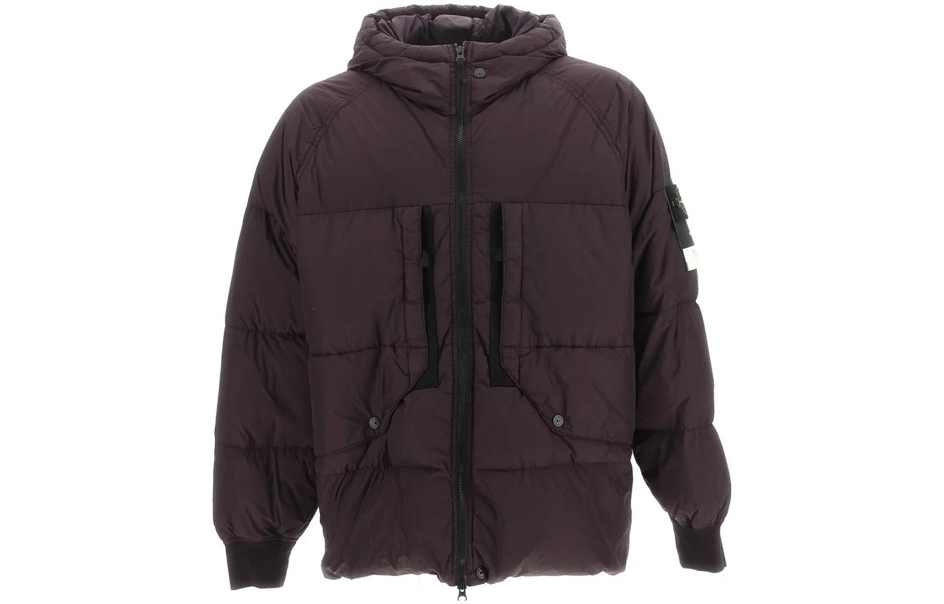 STONE ISLAND FW23 Unisex Deep Red Hooded Puffer Jacket 791540723-V0011 圖 2