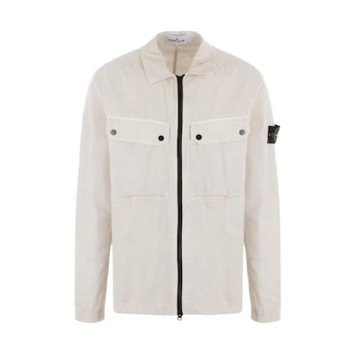 Stone Island FW23 Washed Double Pocket Jacket Men’s Off-White 7915102WN-V0197