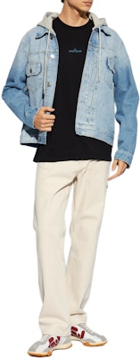 ストーンアイランド FW24 ブラック ロゴ コットン 半袖 Tシャツ. 81152NS81 0-V0029 Lookbook ストーンアイランド FW24 ブラック ロゴ コットン 半袖 Tシャツ. 81152NS81 0-V0029