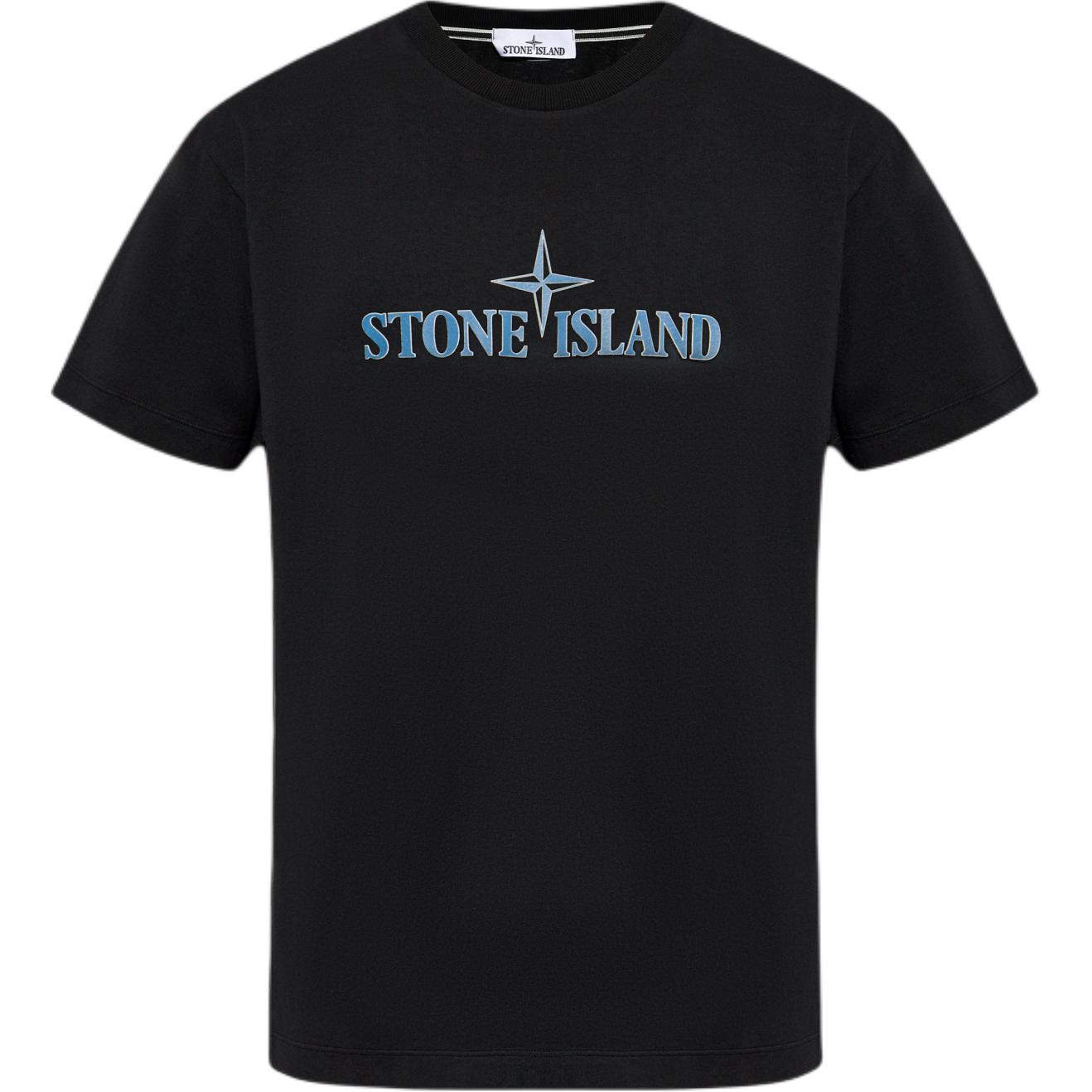 Order STONE ISLAND 2024秋冬 黑色Logo短袖T恤 休閒舒適 81152NS80 0-V0029