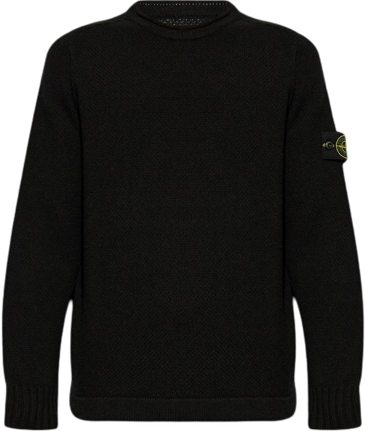 stone-island-fw-24-black-wool-knit-ribbed-crewneck-sweater-pullover-8115568-a3-v0029