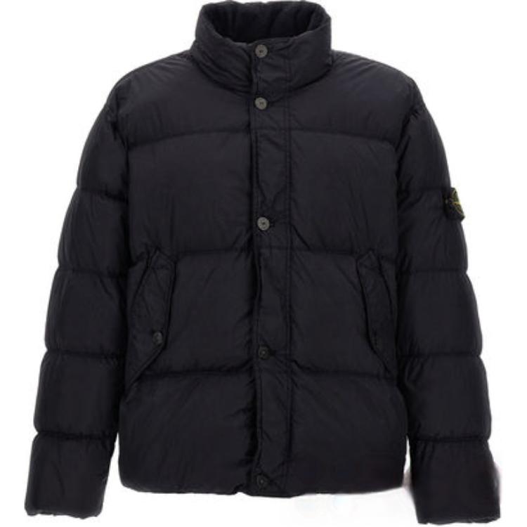 Stone Island FW24  Blue Lightweight Quilted Down Jacket Windproof Waterproof 811540123-V0020