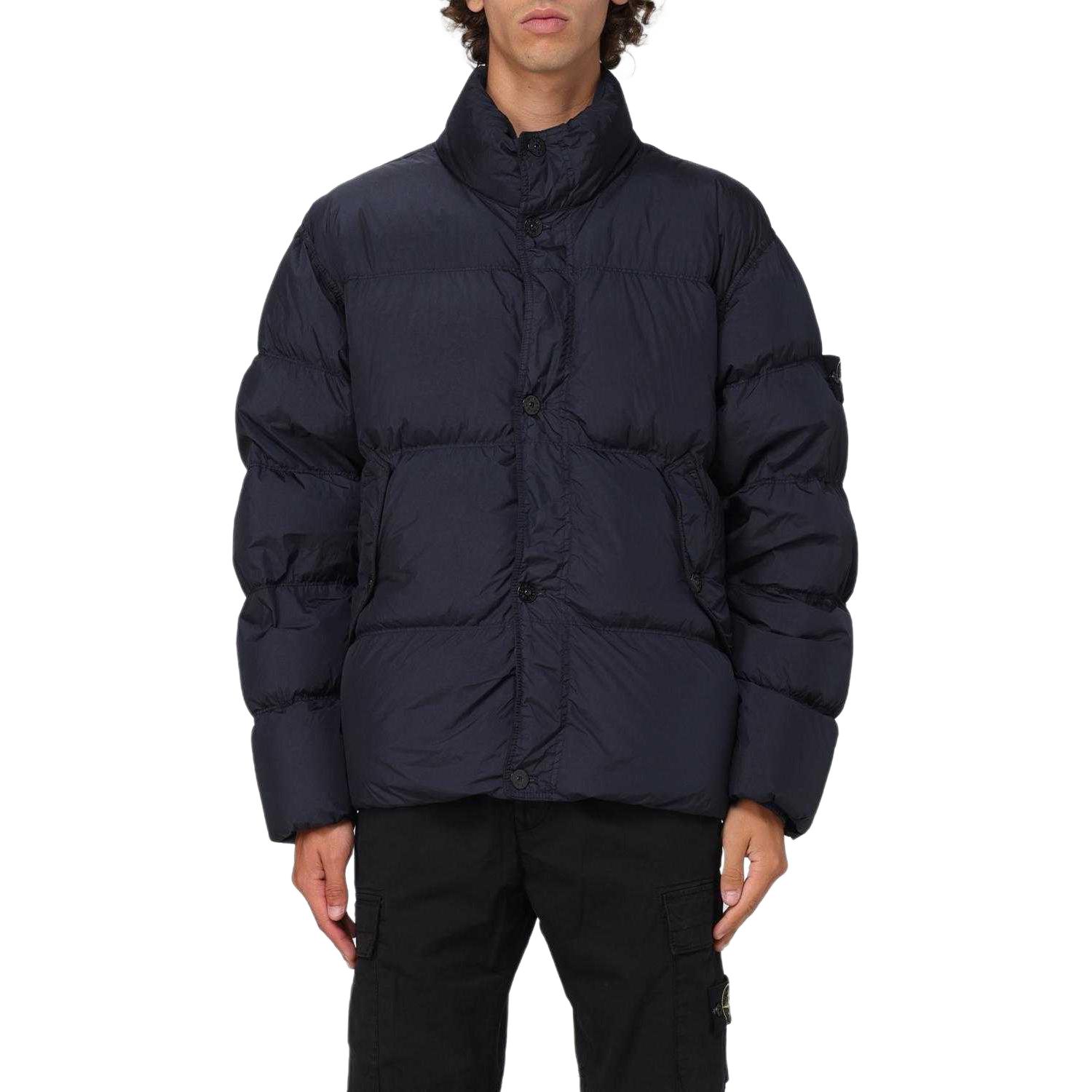 Stone Island FW24  Blue Lightweight Quilted Down Jacket Windproof Waterproof 811540123-V0020 圖 4