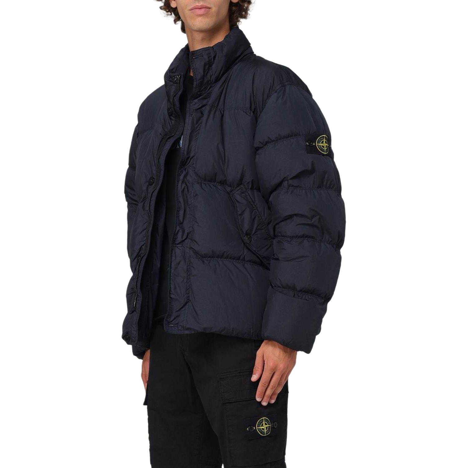 Stone Island FW24  Blue Lightweight Quilted Down Jacket Windproof Waterproof 811540123-V0020 圖 6