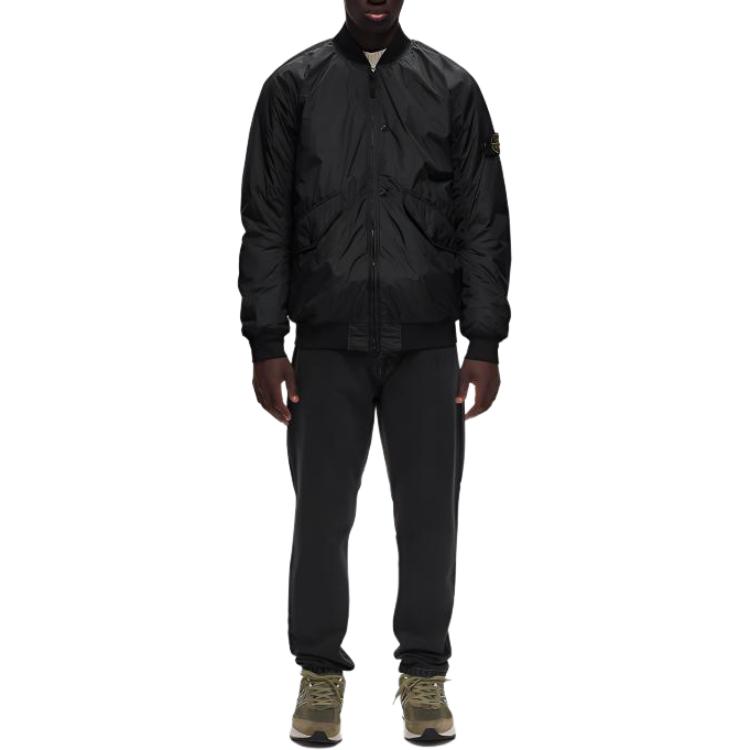 STONE ISLAND FW24  Classic Black Zip-Up Loose Fit Jacket 811540923-V0029 圖 3
