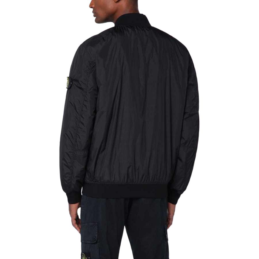 STONE ISLAND FW24  Classic Black Zip-Up Loose Fit Jacket 811540923-V0029 圖 5