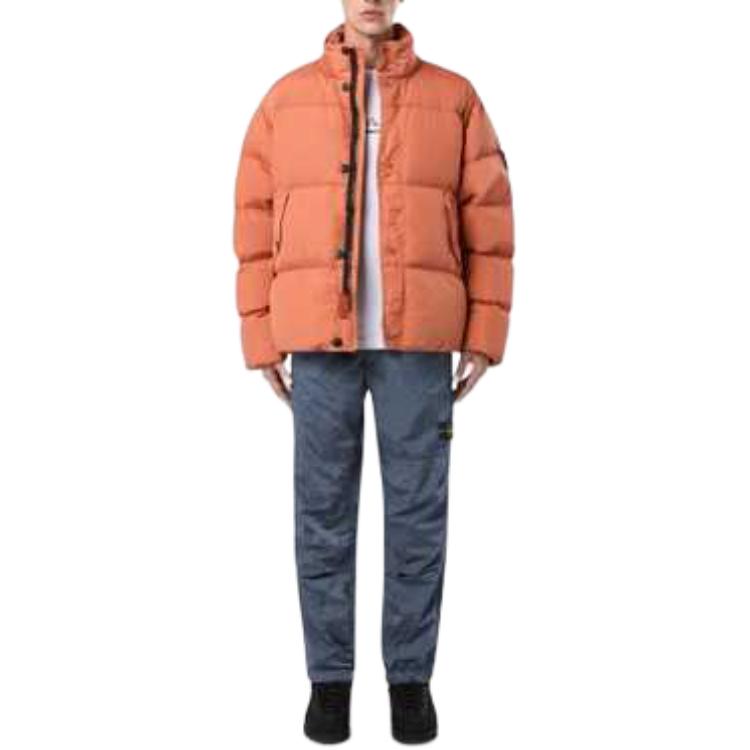 Stone Island FW24  Lightweight Quilted Down Jacket Orange - Windproof & Waterproof. 811540123-V0032 圖 4