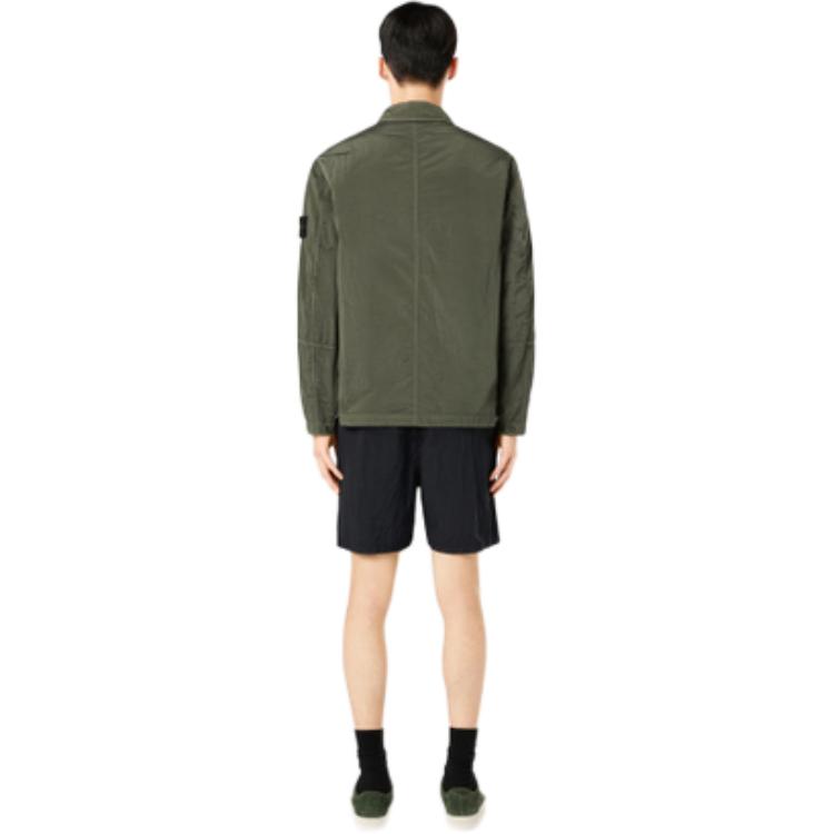 STONE ISLAND FW24  Nylon Metal Jacket Sage Green with Side Logo Badge. 811511819-V0059 圖 4